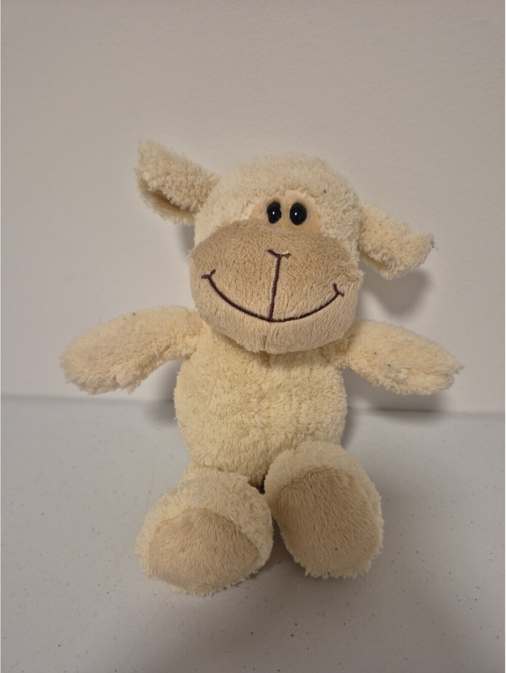 Ferrero Kinder Surprise Lola Baby LAMB Sheep Plush Cream Tan Animal Toy 10"